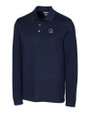 Penn State Nittany Lions Alumni Cutter & Buck Advantage Eco Tri-Blend Pique Mens Long Sleeve Polo Liberty Navy Mannequin