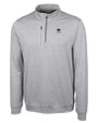 Penn State Nittany Lions Alumni Cutter & Buck Stealth Heathered Quarter Zip Mens Pullover Polished Medium Gray Mannequin