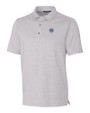 North Carolina Tar Heels Alumni Cutter & Buck Forge Heathered Stretch Mens Polo Polished Heather Mannequin