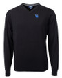 Kentucky Wildcats Alumni Cutter & Buck Lakemont Tri-Blend Mens V-Neck Pullover Sweater Black Mannequin