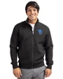 Kentucky Wildcats Alumni Cutter & Buck Roam Epic Versatility Recycled Full Zip Mens Jacket Black Front