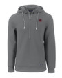 Arkansas Razorbacks Alumni Cutter & Buck Roam Eco Half Zip Recycled Mens Pullover Hoodie EG_MANN_HG 1