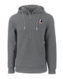 Montreal Expos Cooperstown Cutter & Buck Roam Eco Half Zip Recycled Mens Pullover Hoodie EG_MANN_HG 1