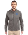 Kentucky Wildcats Alumni Cutter & Buck Evoke Recycled Honeycomb Fleece Mens Full Zip Jacket Elemental Grey Front