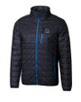 Penn State Nittany Lions Alumni Cutter & Buck Rainier PrimaLoft® Mens Eco Insulated Full Zip Puffer Jacket Dark Navy Mannequin