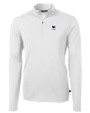 Penn State Nittany Lions Alumni Cutter & Buck Virtue Eco Pique Recycled Quarter Zip Mens Pullover White Mannequin