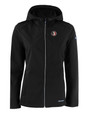 Florida State Seminoles College Vault Cutter & Buck Evoke Eco Softshell Recycled Full Zip Womens Jacket BL_MANN_HG 1