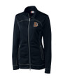 Durham Bulls Clique Helsa Performance Womens Full Zip Knit Jacket Dark Navy Mannequin