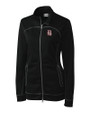 Birmingham Barons Clique Helsa Performance Womens Full Zip Knit Jacket Black Mannequin