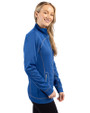Akron RubberDucks Clique Helsa Performance Womens Full Zip Knit Jacket Royal Blue Side