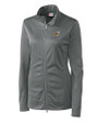 Akron RubberDucks Clique Helsa Performance Womens Full Zip Knit Jacket Titan Mannequin