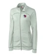 Buffalo Bisons Clique Helsa Performance Knit Womens Full Zip Light Grey Mannequin