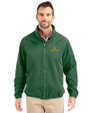 Notre Dame Fighting Irish Cutter & Buck Charter Eco Recycled Mens Full-Zip Jacket Hunter Green Front