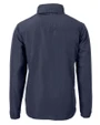Texas Longhorns Alumni Cutter & Buck Charter Recycled Packable Mens Full Zip Jacket Navy Blue Mannequin Back