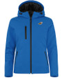 Akron RubberDucks Clique Equinox Insulated Womens Softshell Jacket Royal Blue Mannequin