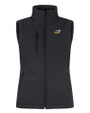 Akron RubberDucks Clique Equinox Insulated Womens Softshell Vest Black Mannequin