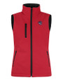 Binghamton Rumble Ponies Clique Equinox Insulated Womens Softshell Vest Red Mannequin