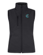 Charlotte Knights Clique Equinox Insulated Womens Softshell Vest Black Mannequin