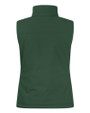 Dayton Dragons Clique Equinox Insulated Womens Softshell Vest Bottle Green Mannequin Back