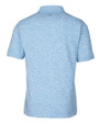 Carolina Panthers Cutter & Buck Advantage Tri-Blend Space Dye Mens Polo Atlas Light Blue Mannequin Back