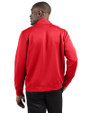 Fort Wayne TinCaps Clique Lift Eco Performance Half Zip Unisex Pullover Red Back