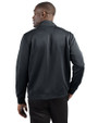 Charlotte Knights Clique Lift Eco Performance Half Zip Unisex Pullover Black Back