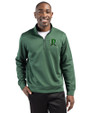Dayton Dragons Clique Lift Eco Performance Half Zip Unisex Pullover Bottle Green Front