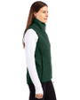 Dayton Dragons Cutter & Buck Mainsail Sweater Knit Womens Asymmetrical Vest Hunter Heather Side