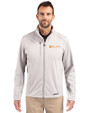 Tennessee Volunteers Alumni Cutter & Buck Evoke Softshell Recycled Full Zip Mens Jacket CONCRETE Front