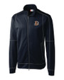 Durham Bulls Clique Helsa Performance Mens Full Zip Knit Jacket Dark Navy Mannequin