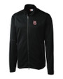 Birmingham Barons Clique Helsa Performance Mens Full Zip Knit Jacket Black Mannequin