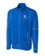 Frisco RoughRiders Clique Helsa Performance Mens Full Zip Knit Jacket Royal Blue Mannequin