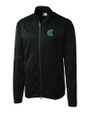 Charlotte Knights Clique Helsa Performance Mens Full Zip Knit Jacket Black Mannequin