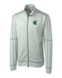 Charlotte Knights Clique Helsa Performance Mens Full Zip Knit Jacket Light Grey Mannequin