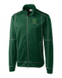 Dayton Dragons Clique Helsa Performance Mens Full Zip Knit Jacket Bottle Green Front