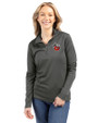 Fort Wayne TinCaps Clique Spin Eco Performance Half Zip Womens Pullover Pistol Front