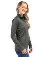 Iowa Cubs Clique Spin Eco Performance Half Zip Womens Pullover Pistol Side