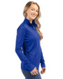 Iowa Cubs Clique Spin Eco Performance Half Zip Womens Pullover Tour Blue Side