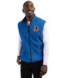 Durham Bulls Clique Summit Performance Fleece Full Zip Mens Vest Royal Blue Front