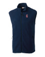 Greenville Drive Clique Summit Performance Fleece Full Zip Mens Vest Navy Mannequin