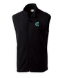 Charlotte Knights Clique Summit Performance Fleece Full Zip Mens Vest Black Mannequin