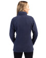 Durham Bulls Clique Summit Performance Fleece Full Zip Womens Jacket Navy Back