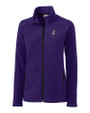 Albuquerque Isotopes Clique Summit Performance Fleece Full Zip Womens Jacket College Purple Mannequin