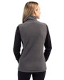 Frisco RoughRiders Clique Summit Performance Fleece Full Zip Womens Vest Charcoal Back