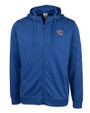 Iowa Cubs Clique Lift Eco Performance Full Zip Unisex Hoodie Sweatshirt Royal Blue Mannequin
