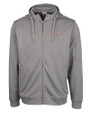 Birmingham Barons Clique Lift Eco Performance Full Zip Unisex Hoodie Sweatshirt Grey Melange Mannequin