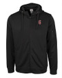 Greenville Drive Clique Lift Eco Performance Full Zip Unisex Hoodie Sweatshirt Black Mannequin