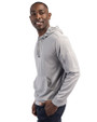 Hillsboro Hops Clique Lift Eco Performance Unisex Pullover Hoodie Sweatshirt Grey Melange Side