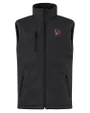 Buffalo Bisons Clique Equinox Insulated Softshell Mens Full Zip Vest Black Mannequin