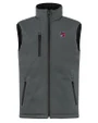 Buffalo Bisons Clique Equinox Insulated Softshell Mens Full Zip Vest Pure Slate Mannequin